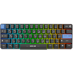 لوحة مفاتيح ألعاب سلكية جرين لايون GKM-60 - أسود | Green Lion GKM-60 Wired Gaming Keyboard – Black