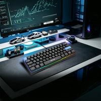 لوحة مفاتيح ألعاب سلكية جرين لايون GKM-60 - أسود | Green Lion GKM-60 Wired Gaming Keyboard – Black
