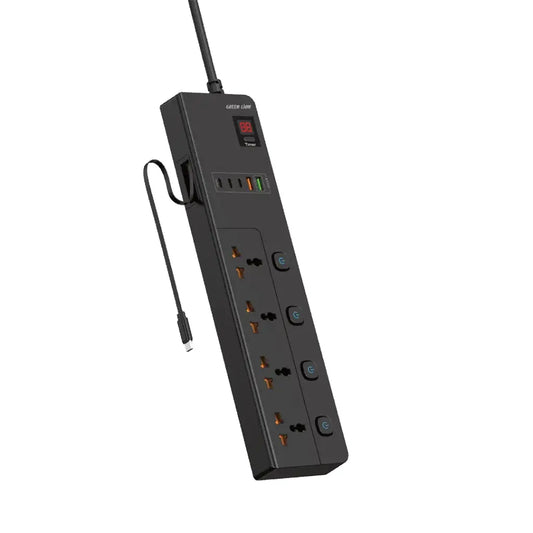 مقبس طاقة جرين لايون بقدرة 3500 واط وكيبل بطول 3 متر | Green Lion GS-900 Power Socket 3M 3500W