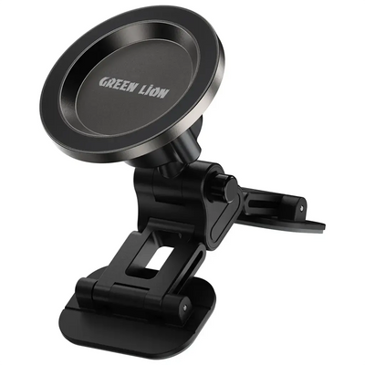 Green Lion GX-44 Magsafe Phone Holder - Black | حامل هاتف جرين ليون GX-44 بتقنية ماج سيف - أسود