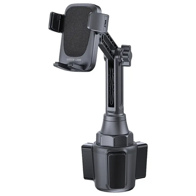 حامل هاتف جرين لايون GX-72 للسيارة لحامل الاكواب - اسود | Green Lion GX-72 Car Cup Phone Holder - Black