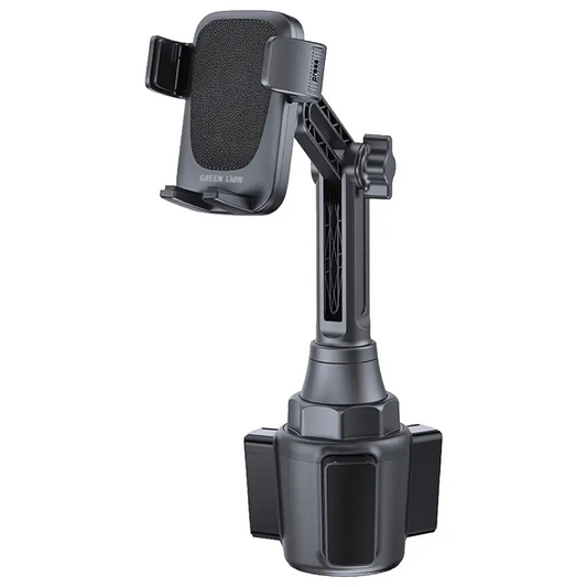 حامل هاتف جرين لايون GX-72 للسيارة لحامل الاكواب - اسود | Green Lion GX-72 Car Cup Phone Holder - Black