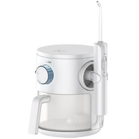 جهاز تنظيف الأسنان بالماء جرين لايون Hydra Flosser بسعة 600 مل - أبيض | Green Lion HYDRA FLOSSER Oral Irrigator 600ML – White