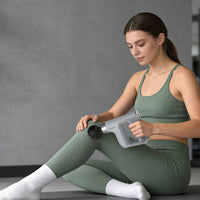 جهاز تدليك عضلي جرين لايون Impact - رمادي | Green Lion IMPACT Fascial Gun Massager- Grey