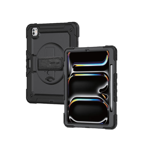 جرين لايون تريوشيلد حافظة آيباد حماية كاملة - اسود | Green Lion Trioshield iPad Case - Black