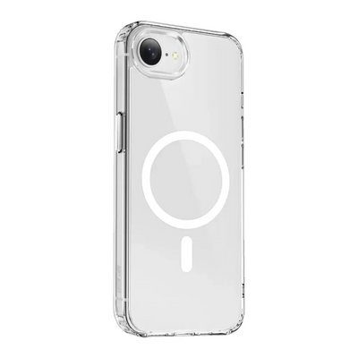 Green Lion MagSafe Crystal Clear Case for iPhone 16e - Clear | حافظة جرين ليون ماج سيف كريستال كلير لآيفون 16e - شفافة