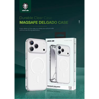 Green Lion Magsafe Delgado For iPhone 17 Pro Max - Clear | غطاء جرين ليون ماج سيف ديلجادو لآيفون 17 برو ماكس - شفاف