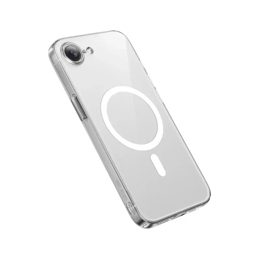 Green Lion MagSafe Delgado PC Case for iPhone 16e - Clear | حافظة جرين ليون ماج سيف ديلجادو لآيفون 16e - شفافة