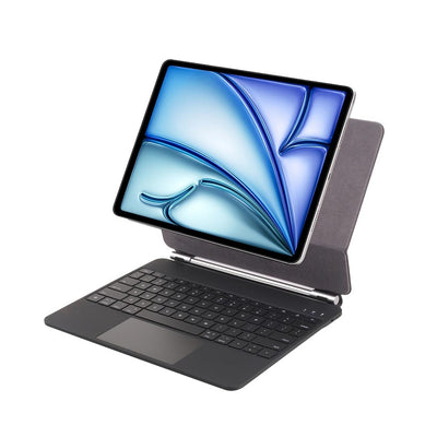 ماجيك كيبورد جرين لايون مع حامل قلم لجهاز ايباد - اسود | Green Lion Magic Keyboard Case with Pencil Holder for iPad  – Black