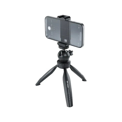 ميني ترايبود جرين لايون مع حامل هاتف - أسود | Green Lion Mini Tripod with Phone Holder - Black