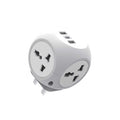 Green Lion Multi Port Travel Adapter – White | محول سفر متعدد المنافذ من Green Lion – أبيض