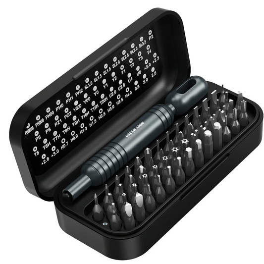 طقم مفكات يدوي جرين لايون GMS-55 - أسود | Green Lion GMS-55 Manual SCREWDRIVER – Black