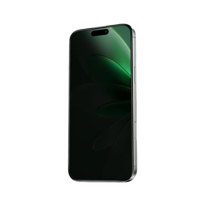Green Lion Picasso 3D Privacy Glass With Alignment Tray iPhone 16 6.1 - Black | واقي شاشة ثلاثي الأبعاد بحماية خصوصية مع قاعدة تركيب لآيفون 16 - أسود