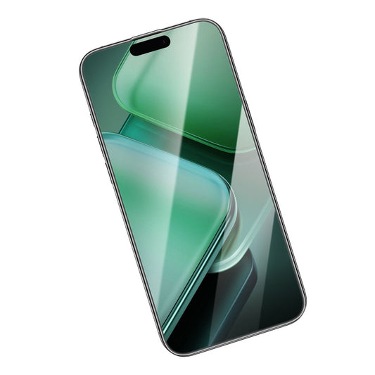 Green Lion Picasso 3D Glass With Alignment Tray iPhone 16 Pro Max - Clear | واقي شاشة جرين ليون ثلاثي الأبعاد مع قاعدة تثبيت