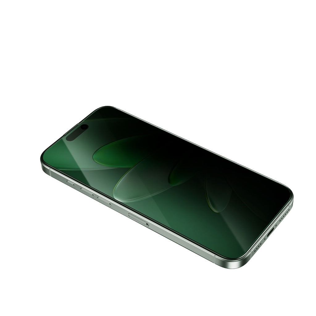 Green Lion Picasso 3D Privacy Glass With Alignment Tray iPhone 16 Plus - Black | واقي شاشة جرين ليون بيكاسو ثلاثي الأبعاد بخاصية الخصوصية مع قاعدة تركيب لآيفون 16 بلس - أسود