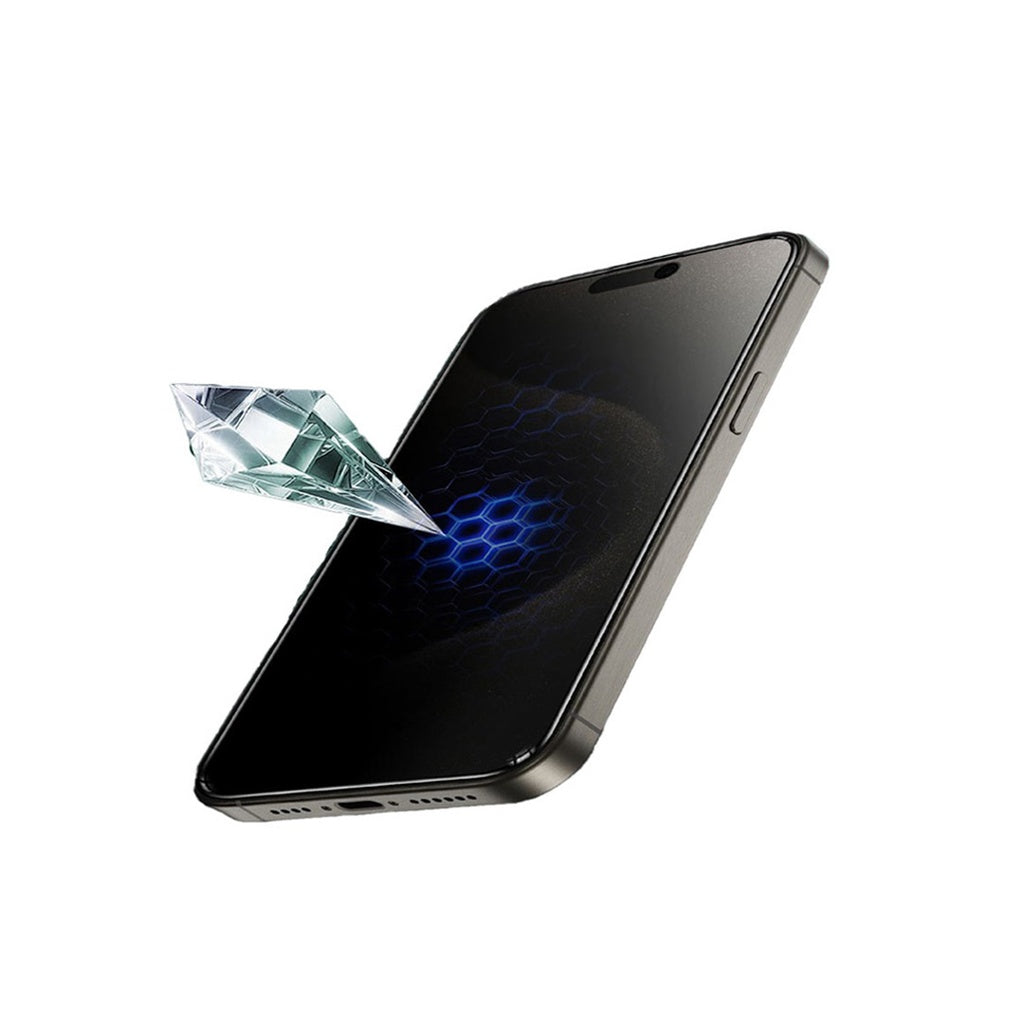 Green Lion Picasso 3D Privacy Glass - iP15Pro - Black - زجاج حماية جرين ليون بيكاسو ثلاثي الأبعاد