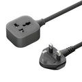 مشترك كهرباء جرين لايون Power Guard بقابس بريطاني 3250 واط وكيبل 5 أمتار - أسود | Green Lion POWER GUARD Universal Extension Socket UK Plug 3250W 5M – Black