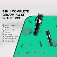 ماكينة تشذيب الشعر جرين لايون Pro Trim Duo - أسود | Green Lion Pro Trim Duo Hair Clipper – Black