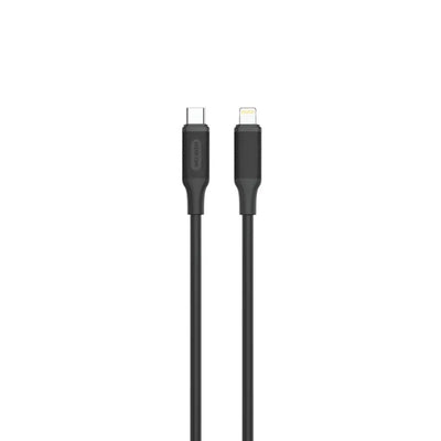 Green Lion USB-C to Lightning PVC Cable 3M – Black | كابل Green Lion USB-C إلى Lightning من PVC بطول 3 متر – أسود