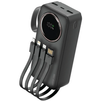 باور بانك جرين لايون Power Pulse بسعة 30000mAh وشحن 22.5 واط - أسود | Green Lion Power Pulse 30000 mAh Power Bank PD 22.5W- Black