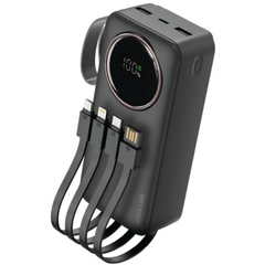 باور بانك جرين لايون Power Pulse بسعة 30000mAh وشحن 22.5 واط - أسود | Green Lion Power Pulse 30000 mAh Power Bank PD 22.5W- Black