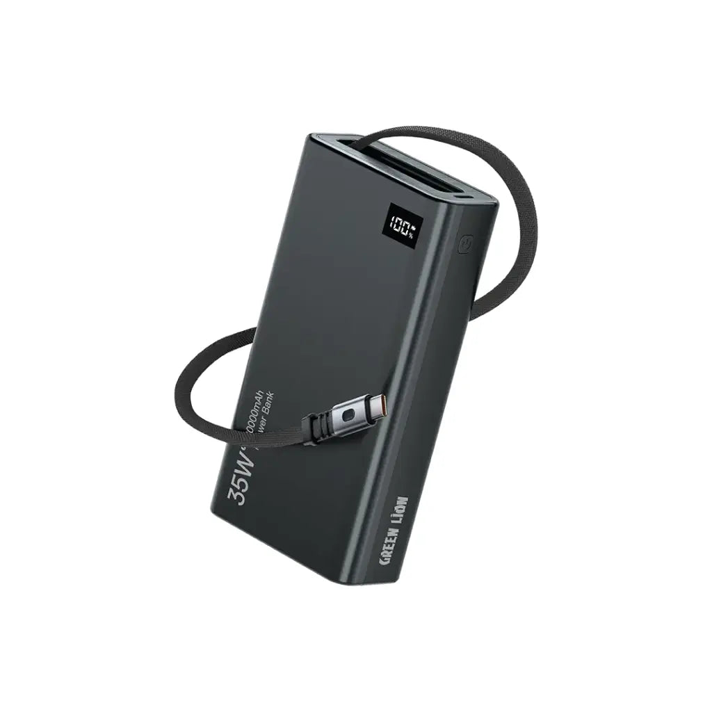 Bankeya Hêzê ya Vekêşbar a 20,000mAh ya Green Lion bi Şarjkirina 35W | Bankeya Hêzê ya Vekêşbar a 35W 20000mAh ya Green Lion