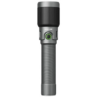 كشاف جرين لايون رانجر LED المحمول بسعة بطارية 3000 مللي امبير - رمادي | Green Lion Ranger Portable LED Torch 3000mAh – Gray