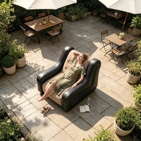 أريكة جرين لايون قابلة للنفخ بمقعد واحد - بيج | Green Lion Single Seater Inflatable sofa – Beige