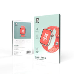 سوار سيليكون رياضي لساعة ابل 42/44/45/49 ملم من جرين لايون | Green Lion Sport Loop Silicone Strap 42/44/45/49 MM.