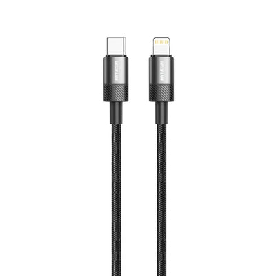 كيبل جرين لايون Spark من USB-C إلى لايتننغ 27W بطول متر - أسود | Green Lion Spark USB-C to Lightning Cable 27W 1M - Black