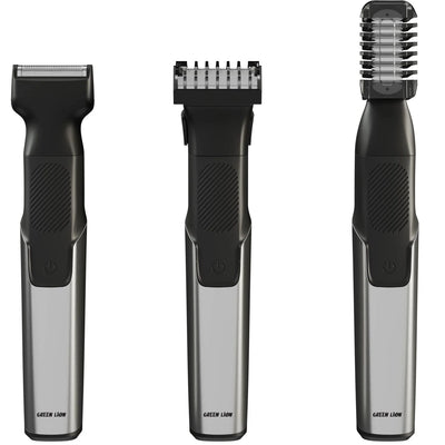 ماكينة حلاقة وتشذيب جرين لايون Expert ثلاثة في واحد - رمادي | Green Lion 3 In 1 Expert Hair Trimmer & Shaver – Gray