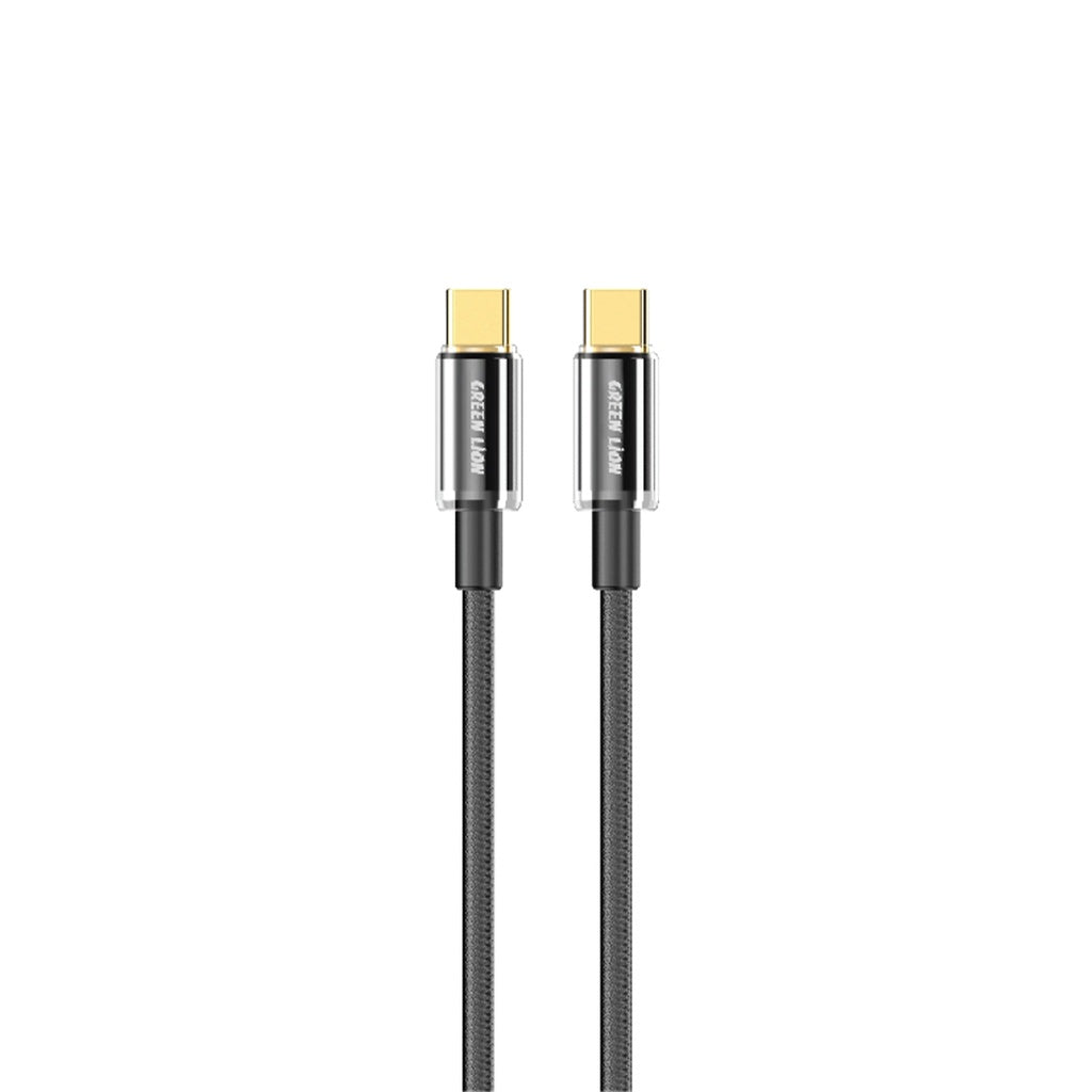 Kabloya Destikê ya USB-C bo USB-C ya Green Lion, 1m, 60W