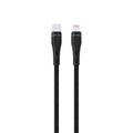 Green Lion USB-C to Lightning Braided Cable 5mtr 20W - Black | كابل جرين ليون USB-C إلى لايتننج مجدول 5 متر 20 واط - أسود