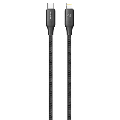 Green Lion USB-A to Lightning TPE Cable – Black | كابل Green Lion USB-A إلى Lightning من مادة TPE – أسود