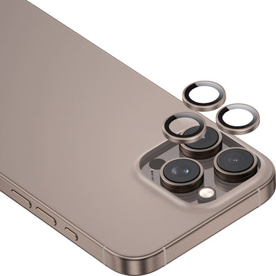 Green Lion Classic Camera Lens for iPhone 16 Pro/Pro Max - Desert Titanium | واقي عدسة كاميرا جرين ليون كلاسيك لآيفون 16 برو/برو ماكس - تيتانيوم صحراوي
