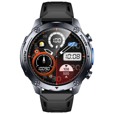 Green Lion Vision GPS Smart Watch - Black | ساعة جرين ليون فيجن الذكية مع GPS - أسود