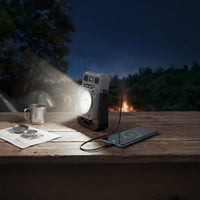 مصباح جرين لايون Mini LED قابل للشحن - أسود | Green Lion MINI LED LIGHT With Rechargeable – Black