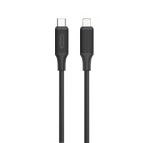 Kabloya USB-C bo Lightning a Green Lion, 1m, Hêza Barkirinê ya 27W - Reş | Kabloya PVC ya USB-C bo Lightning a Green Lion, 1m, PD, 27W - Reş