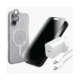 حزمة زاج 5 في 1 لآيفون 16 | Zagg 5 in 1 Bundle For iPhone 16 MagSafe Case Privacy Screen