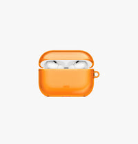 UNIQ Glase clear shockproof case for AirPods Pro 3 Golden Citrus - front view
