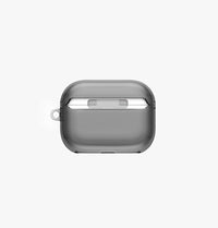 UNIQ Glase clear shockproof case for AirPods Pro 3 Smoke - back view