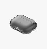 UNIQ Glase clear shockproof case for AirPods Pro 3 Smoke - closed lid