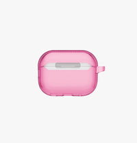 UNIQ Glase Pro clear case for AirPods Pro 3 Candy Pink - back view