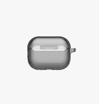 UNIQ Glase Pro clear case for AirPods Pro 3 Smoke - back view