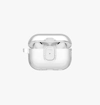UNIQ Glase Pro clear case for AirPods Pro 3 Crystal Clear - front view