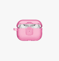 UNIQ Glase Pro clear case for AirPods Pro 3 Candy Pink - front view