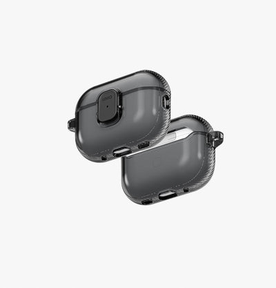 UNIQ Glase Pro clear case for AirPods Pro 3 Smoke - main view