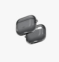 غلاف شفاف مقاوم للصدمات بكارابينر لسماعات AirPods Pro 3 | UNIQ Glase - دخاني