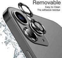 Green Lion Anti-Glare Camera Glass Protector for iPhone 12 Pro Max (6.7") - Black | واقي عدسة كاميرا جرين ليون مضاد للوهج لآيفون 12 برو ماكس - أسود