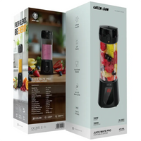 Green Lion Juice Mate Pro Portable Juicer 470mL | عصارة جرين لايون جوس ميت برو المحمولة 470مل